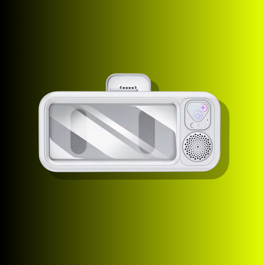 AquaBeat – Waterproof Bluetooth Shower Speaker with Phone Holder